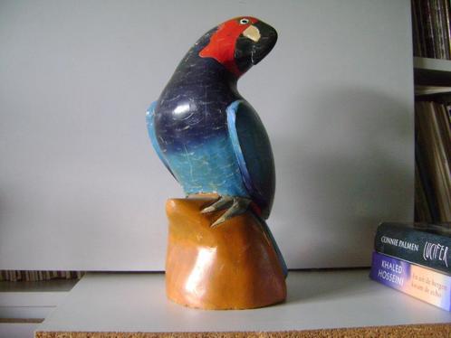 Mooi beeld van papegaai 30cm hoog(zie omschrijving), Verzamelen, Beelden en Beeldjes, Gebruikt, Dier, Ophalen of Verzenden