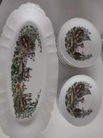 Frans servies 12 delig vismotief, Antiek en Kunst, Antiek | Servies compleet, Ophalen of Verzenden