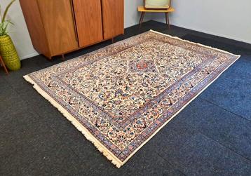 Prachtig vintage Perzisch Sarouch tapijt handgeknoopt