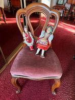 Leuke oude antieke stoel brocante dames slaapkamer stoeltje, Ophalen