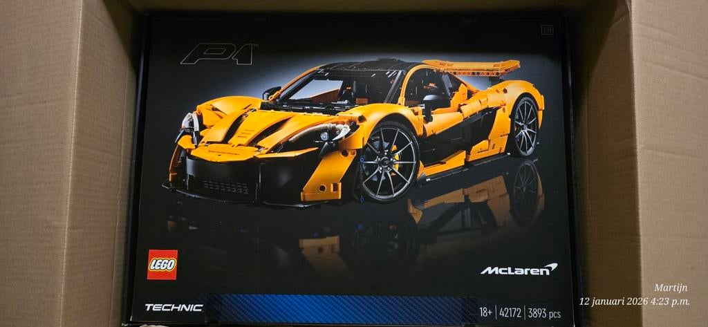 LEGO Technic McLaren P1 (42172), Kinderen en Baby's, Speelgoed | Duplo en Lego, Ophalen of Verzenden, Nieuw