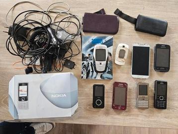 oude telefoons beschikbaar voor biedingen