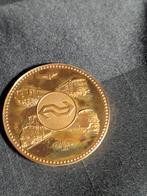 Bronzen penning Nederlandse spoorwegen., Ophalen of Verzenden, Brons, Nederland