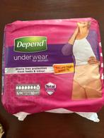 Depend onderbroekje luier urineverlies 6 x 10, Ophalen of Verzenden, Zo goed als nieuw