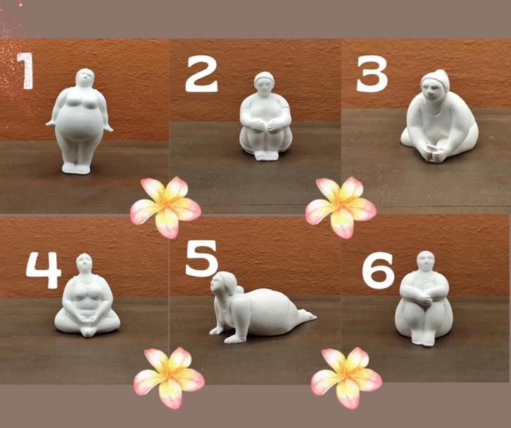 dikke dames, delfsblauw, Verzamelen, Beelden en Beeldjes, Nieuw, Overige typen, Ophalen of Verzenden