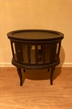 Thee- of drankenkastje met glazen deuren, Huis en Inrichting, Kasten | Vitrinekasten, Ophalen, Gebruikt, 50 tot 100 cm, Minder dan 100 cm