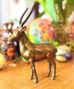 Messing antiloop, springbok, Antiek en Kunst, Ophalen of Verzenden