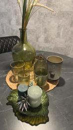 Groene woondecoratie set, Ophalen, Zo goed als nieuw