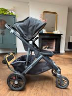 Zwarte Uppababy Vista, Kinderen en Baby's, Kinderwagens en Combinaties, Gebruikt, Combiwagen, Verstelbare duwstang, Ophalen