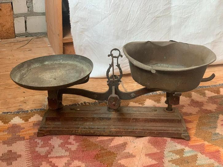 Antieke balans weegschaal, Antiek en Kunst, Antiek | Gereedschap en Instrumenten, Ophalen of Verzenden