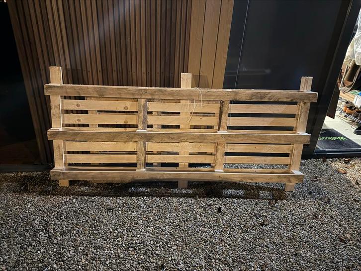 2 Houten Pallets - Ideaal voor DIY projecten!, Doe-het-zelf en Verbouw, Platen en Panelen, Gebruikt, Ophalen