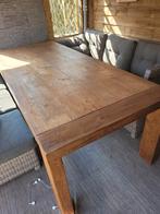 houten tafel, Huis en Inrichting, Ophalen, Gebruikt, 100 tot 150 cm, 200 cm of meer