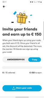Swapfiets €10 korting als nieuwe klant, Tickets en Kaartjes, Drie personen of meer, Kortingsbon, Overige typen