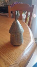 ouderwets koperen potje met deksel die belt, Antiek en Kunst, Antiek | Koper en Brons, Ophalen of Verzenden, Koper