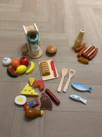Houten speelgoed keuken set / speelkeuken accesoires, Kinderen en Baby's, Speelgoed | Speelkeukens, Ophalen of Verzenden, Gebruikt