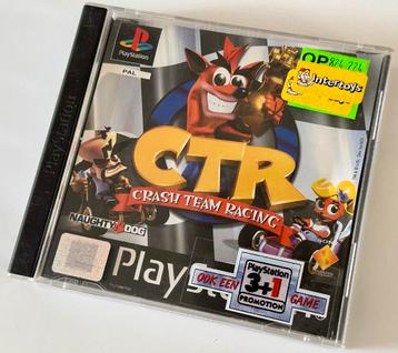 Voor de PS1: Crash Team Racing (CTR) beschikbaar voor biedingen
