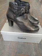 GABOR COMFORT G, LEREN ZWARTE DAMES SCHOEN, MAAT 38.5, Verzenden, Zwart, Lage of Enkellaarzen, Gabor
