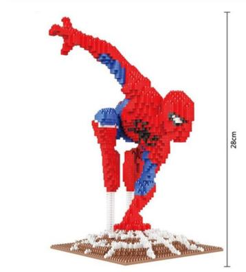 Nano blocks spiderman, , bouwen, mini lego, cadeau, 2280 stu
