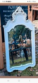 Vintage Spiegel met Ornamenten SIA I.Z.G.S., 100 tot 150 cm, Ophalen of Verzenden, Zo goed als nieuw, Overige vormen