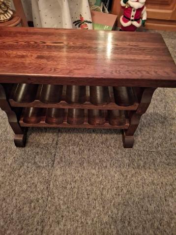 Houten Wijnrek / Tafel beschikbaar voor biedingen