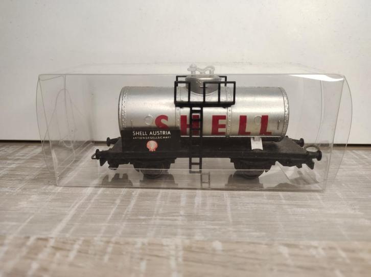 Kleinbahn 313 Ketelwagon / Kesselwagen SHELL Austria H0, Hobby en Vrije tijd, Modeltreinen | H0, Gebruikt, Wagon, Gelijkstroom of Wisselstroom