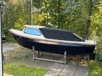 Stoere stalen sloep/vlet met kajuit - Vetus diesel - 5.80m, Ophalen, 10 tot 30 pk, Gebruikt, Staal