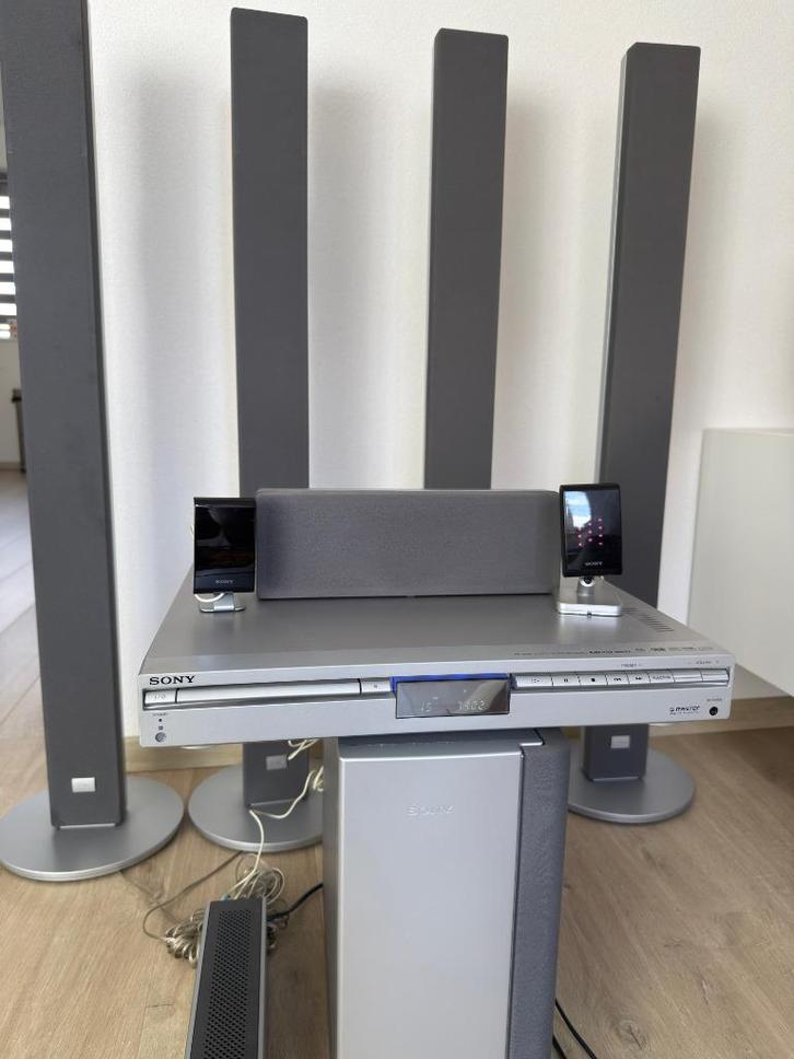 Sony DVD Home Cinema Theatre Dav-SB500W (Vintage), Audio, Tv en Foto, Home Cinema-sets, Gebruikt, Dvd-speler, 5.1-systeem, Sony