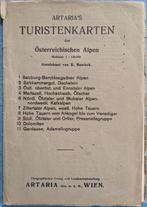 Artaria's Turistenkarten, Südl. Öztaler & Ortler; 1:130.000, Boeken, Atlassen en Landkaarten, Gelezen, Landkaart, 1800 tot 2000