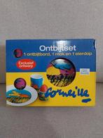 Corneille Ontbijtset - Bord, Mok & Eierdop, Huis en Inrichting, Keuken | Servies, Ophalen of Verzenden, Zo goed als nieuw, Overige stijlen