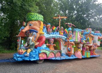 Carnavalswagen te huur beschikbaar voor biedingen