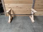 Eiken onderstel Ex Showroom model, Tafelpoot, Nieuw, 150 tot 200 cm, Eikenhout