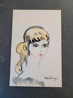 van Dongen Kunst tekening Brigitte Bardot, Ophalen of Verzenden