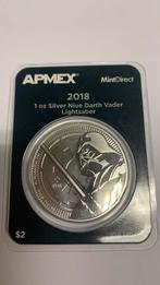 Darth vader 1 oz zilver, Verzenden, Zilver