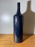 Vintage kobalt blauwe stenen vaas.424, Huis en Inrichting, Woonaccessoires | Vazen, Blauw, Ophalen of Verzenden, Minder dan 50 cm