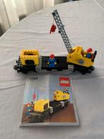 Vintage Lego 4.5v - 7814 Crane Wagon with Small Container, Ophalen of Verzenden, Gebruikt, Complete set, Lego