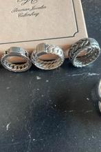 4 hele mooie zilveren ringen, Buddha to Buddha en puzzelring, Ophalen of Verzenden, Zo goed als nieuw, Zilver, Dame of Heer