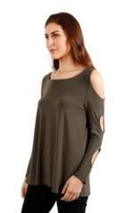 Joseph Ribkoff chique groen stretch tuniek mt 38/40