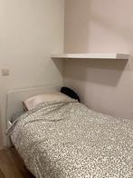 Compleet 1 persoonsbed met matras, Huis en Inrichting, Slaapkamer | Bedden, Ophalen, 90 cm, Eenpersoons, Wit