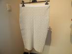 Essentiel Antwerp witte stretch rok kwaliteit gouden print L, Maat 38/40 (M), Verzenden, Wit, Zo goed als nieuw