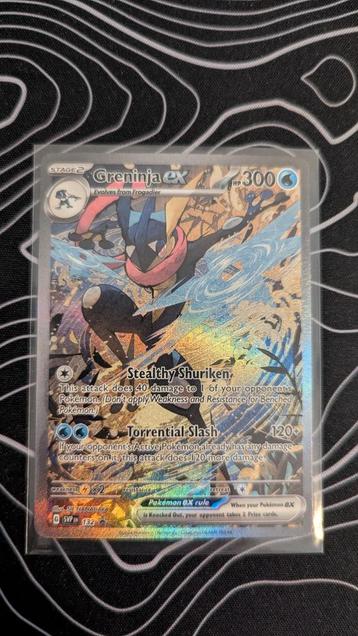 Pokemon greninja ex 132 sv promo mint beschikbaar voor biedingen