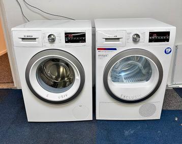 Setje Bosch Serie 6 wasmachine & Warmtepomp Droger 8 kg A++ beschikbaar voor biedingen