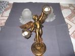 mooie bronzen engelen lamp, Ophalen of Verzenden