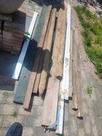 paar houten balken planken en palen, Ophalen, Gebruikt, 250 cm of meer, Balken