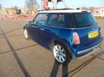 Mini 1.6 16V Cooper 2004 Blauw, Auto's, Mini, Voorwielaandrijving, 15 km/l, Zwart, 4 cilinders