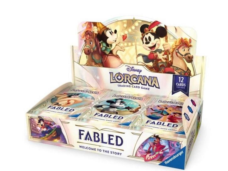 Disney Lorcana - Fabled Boosterbox, Hobby en Vrije tijd, Verzamelkaartspellen | Overige, Nieuw, Boosterbox, Foil, Ophalen of Verzenden