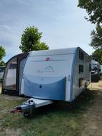 Caravan 6 persoons Burstner flipper 480 TK 3p stapelbed, Rondzit, Particulier, Koelkast, Bürstner