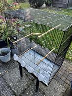 Grote vogelkooi, Ophalen, Gebruikt, Metaal, Vogelkooi