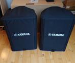ZGAN Yamaha 2x DXR15 + hoezen, Audio, Tv en Foto, Luidsprekers, Zo goed als nieuw, 120 watt of meer, Front, Rear of Stereo speakers