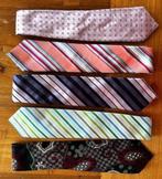 stropdassen 5 x, Gentiluomo, Prochownick, Ophalen of Verzenden, Zo goed als nieuw, Overige kleuren, Met patroon