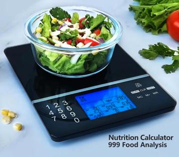 Digitale Keukenweegschaal met Voedingswaarde Analyse beschikbaar voor biedingen
